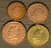 Lot monede euro Belgia 1999-2001 (1,2, 5 si 10 euro cent), Europa