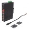 Switch Ethernet neadministrabil 7 porturi 12-48VDC