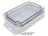 Carcasă Universală ABS Gri Deschis 100x150x45 mm, KRADEX