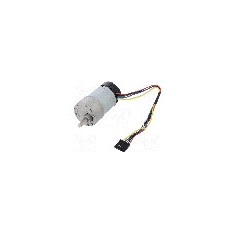 Motor DC, 12V DC, 5.5A, 1000rot./min, POLOLU, 10:1 METAL GEARMOTOR 37DX65LMM 12V 64CPR