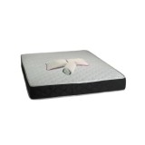Saltea cu arcuri, Superortopedica Luna 140x200x20 cm, plasa de arcuri Bonell, sistem de aerisire perimetral, Saltsib plus 2 perne matlasate, umplutura