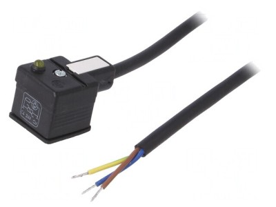 Conector cu Valvă Mufă 4 Pin 18mm pe Cablu foto