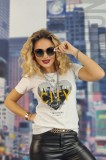 U842-2 Tricou casual cu imprimeu Brooklyn