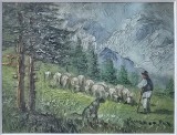Cioban cu oile la pascut - Kusovski