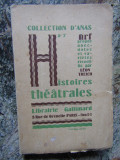 Histoires theatrales - Leon Treich