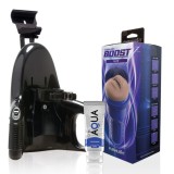 FLESHLIGHT - BLOW LM FLESH RP + UNIVERSAL LAUNCH + AQUA QUALITY LUBRICANT 50 ML, FLESHLIGHT BOOST