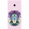 Husa silicon pentru Xiaomi Mi Mix 2, Polygon Lion