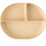 Petite&amp;Mars Take&amp;Match 6m+ farfurie compartimentată cu ventuză Desert Sand 1 buc
