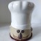 Vas ceramic (gresie) pentru ustensile bucatarie, in forma de cap de bucatar, decorativ, 17cm inaltime