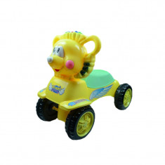 Masinuta actionata cu picioarele pentru copii BabyMix Happy Car PL318894-G, Multicolor foto