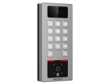 Terminal control acces Hikvision Hilook DS-K1T502DBWX-CQR, 2MP, RS-485, Wiegand, Wi-Fi, Bluetooth, 1x RJ45 100Mbps, IP65, IK09, aplicatie mobila Safet