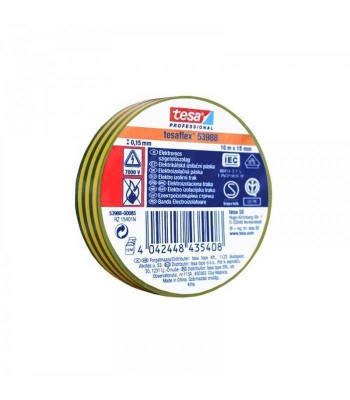 Banda 10m izolatoare TESAFLEX galben/verde foto
