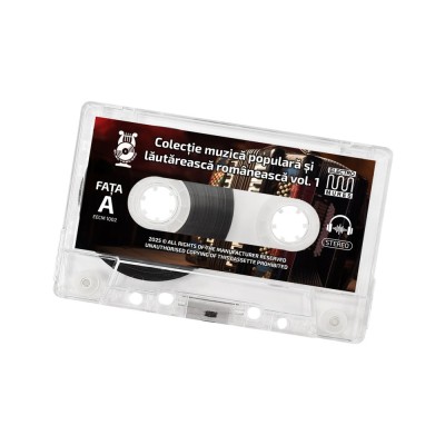 Caseta audio Colectie muzica populara si lautareasca romaneasca vol.1 produsa de Electromures si Electrecord EECM 1002 ProDesign DailyAppliances foto