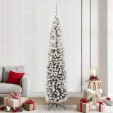 vidaXL Brad de Crăciun artificial Verde 240 cm PVC și oțel și plastic 3395046