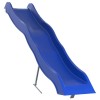 Tobogan copii vidaXL, albastru, 210x40 cm, polipropilenă, exterior, 3-8 ani, max 45 kg