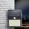 Lampa 64 LED cu incarcare solara si senzor de miscare pentru exterior, detectare inductie, montaj pe perete, fara cabluri