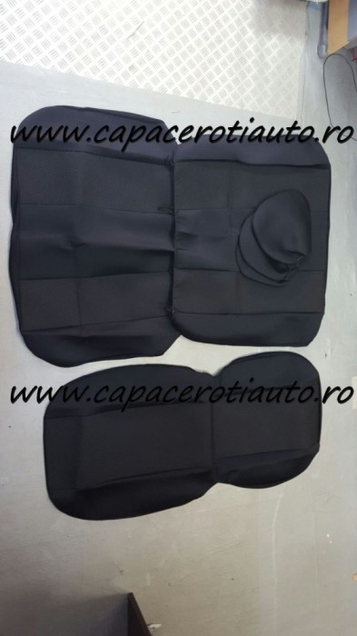 Huse scaune 2+1 pentru buss negre