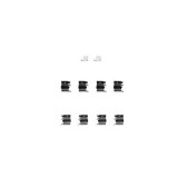 Set accesorii placute frana Delphi LX0366, parte montare : Punte Fata