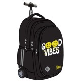 Cumpara ieftin Ghiozdan Troler ST.Right, colectia Positive Attitude, TB01, roti silicon, 44x32x25 cm