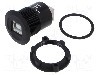 Conector {{Tip conector}}, versiune USB 2.0, {{Orientare spa&amp;#355;iala}}, ONPOW - USB-04-BK