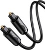 CABLU audio Ugreen, &quot;AV122&quot; optic Toslink(T) la Toslink(T), 1m, conectori auriti, negru &quot;70890&quot; (timbru verde 0.18 lei) - 6957303878901