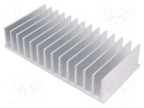 Radiator extrudat STONECOLD cu aripioare L: 80mm W: 165mm H: 35mm brut