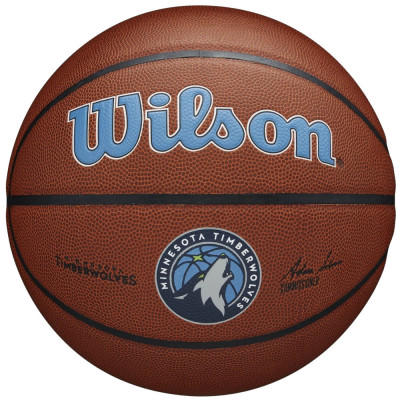 Mingi de baschet Wilson Team Alliance Minnesota Timberwolves Ball WTB3100XBMIN maro foto