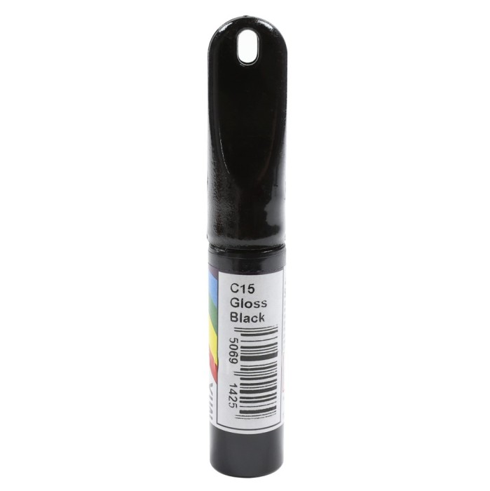 Corector auto Colormix Stift Gloss Black, pentru intretinere caroserie, negru lucios, 12.5 ml