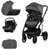 Cumpara ieftin Carucior Chipolino Imperium 3 in 1 charcoal