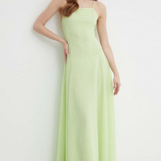 Emporio Armani rochie culoarea verde, maxi, evazati, 3D2A7J 2JJHZ