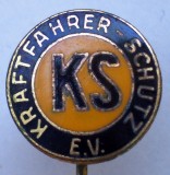I.166 INSIGNA GERMANIA STICKPIN AUTO AUTOMOBIL CLUB KS KRAFTFAHRER SCHUTZ E.V.