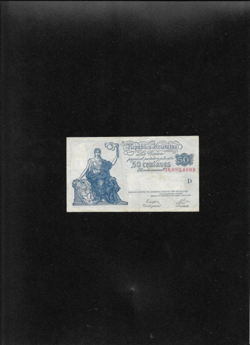 Rar! Argentina 50 centavos 1942(48) seria38093409