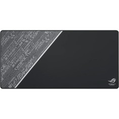 Mousepad gaming ASUS ROG Sheath BLK LTD, dimensiuni foarte mari, baza cauciucata, cusaturi anti-rupere, Negru/Gri