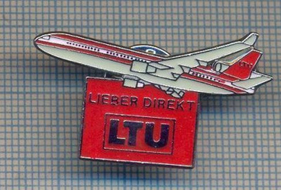 AX 905 INSIGNA -AVIATIE -LIEBER DIREKT -LTU -GERMANIA -PENTRU COLECTIONARI foto