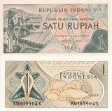 INDONEZIA 1 rupiah 1961 UNC!!!