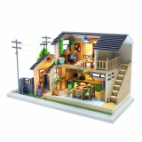 Casa in miniatura 3D, Casa Yamano, DIY, 20.5x9.5x12.4 cm