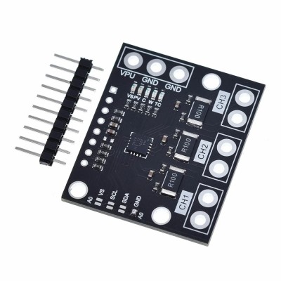 INA3221, senzor curent Low/High side triplu cu interfata I2C si SMBUS foto
