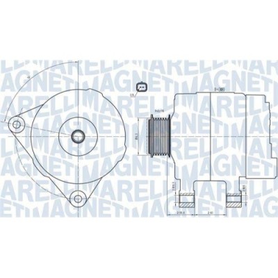 Alternator Citroen; Fiat; Peugeot, 1.6 BlueHDi, 1.6 HDI, 1.6 HDi, 1.4 HDi, 2.0 HDi, 2.0 D Multijet foto