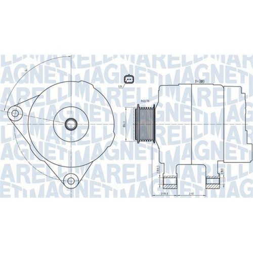 Alternator Citroen; Fiat; Peugeot, 1.6 BlueHDi, 1.6 HDI, 1.6 HDi, 1.4 HDi, 2.0 HDi, 2.0 D Multijet