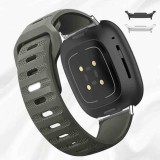 Curea din silicon compatibila cu Samsung Galaxy Watch8 44mm, Chrome Gray