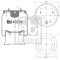 FEBI BILSTEIN 40255 Burduf, suspensie pneumatica