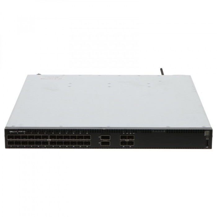 Switch Refurbished Dell EMC S4128F-ON, 28xSFP+ 10GbE + 2xQSFP 100GbE NewTechnology Media
