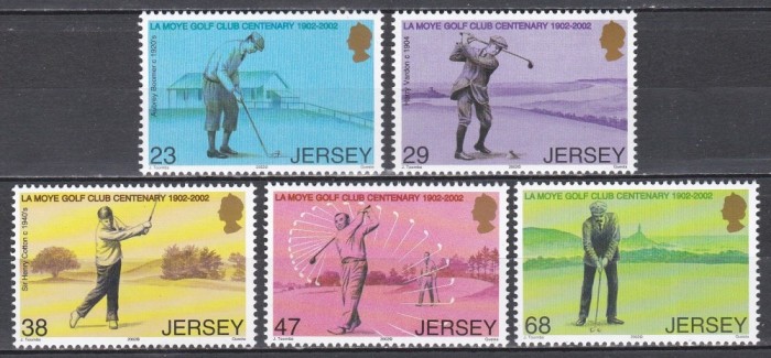 Jersey 2002 - A 100-a aniversare a Clubului de Golf La Moye, MNH