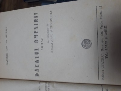Pacatul omenirii - Maxence Van Der Meersch foto