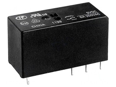 Releu Electromagnetic DPDT 24VDC 8A PCB foto