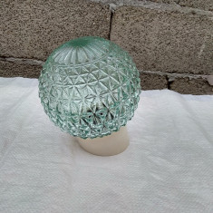 glob sfera abajur lustra aplica perete lampa veche ceramica Flacara Buzau foto