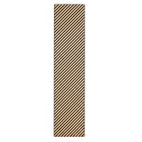 Panou acustic de perete Deco I cu aspect de bambus, 260x60x1,8 cm