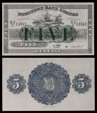 IRLANDA DE NORD █ bancnota █ 5 Pounds █ 1968 █ P-184 █ NORTHERN BANK LIMITED UNC