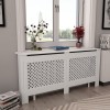 Gossi masca pentru calorifer, alb, 172x19x81,5 cm, mdf