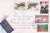 FILATELIE TEMATICA - PLIC JAPONIA TEMATICA FAUNA AIRAMAIL, Stampilat